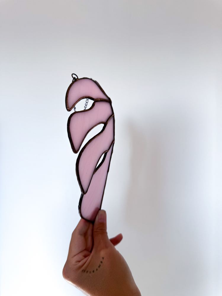 Monstera / Duvara Asılan Vitray Çiçek