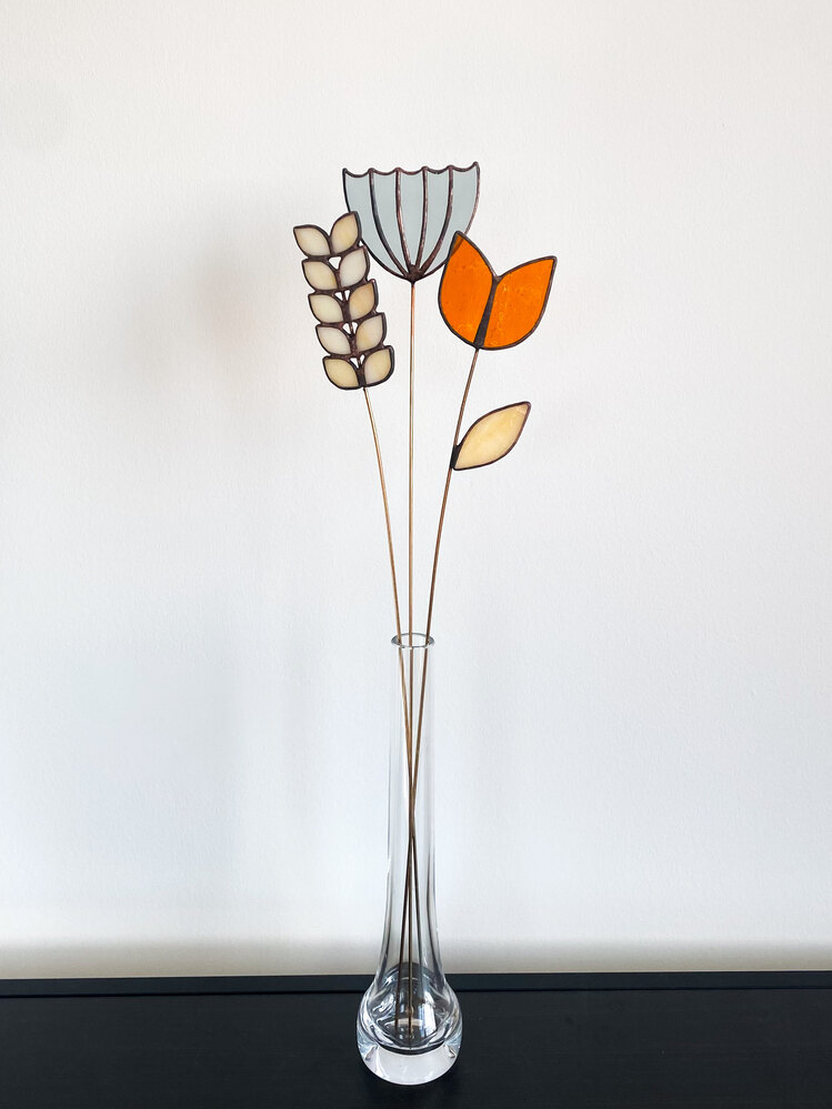 Retro no.2 */Vitray Çiçek