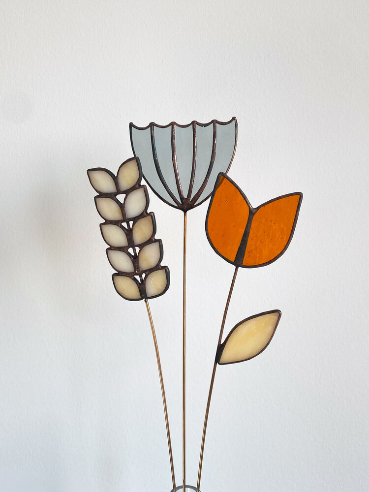 Retro no.2 */Vitray Çiçek