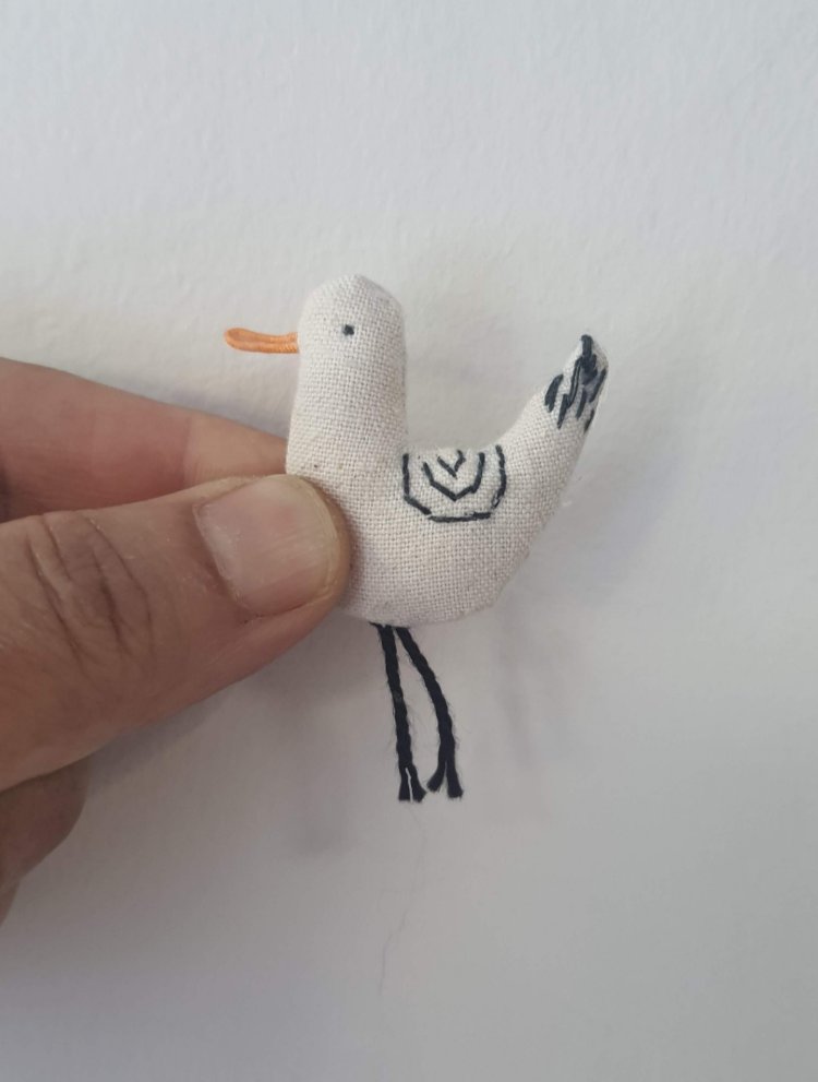 Minik Martı Broş
