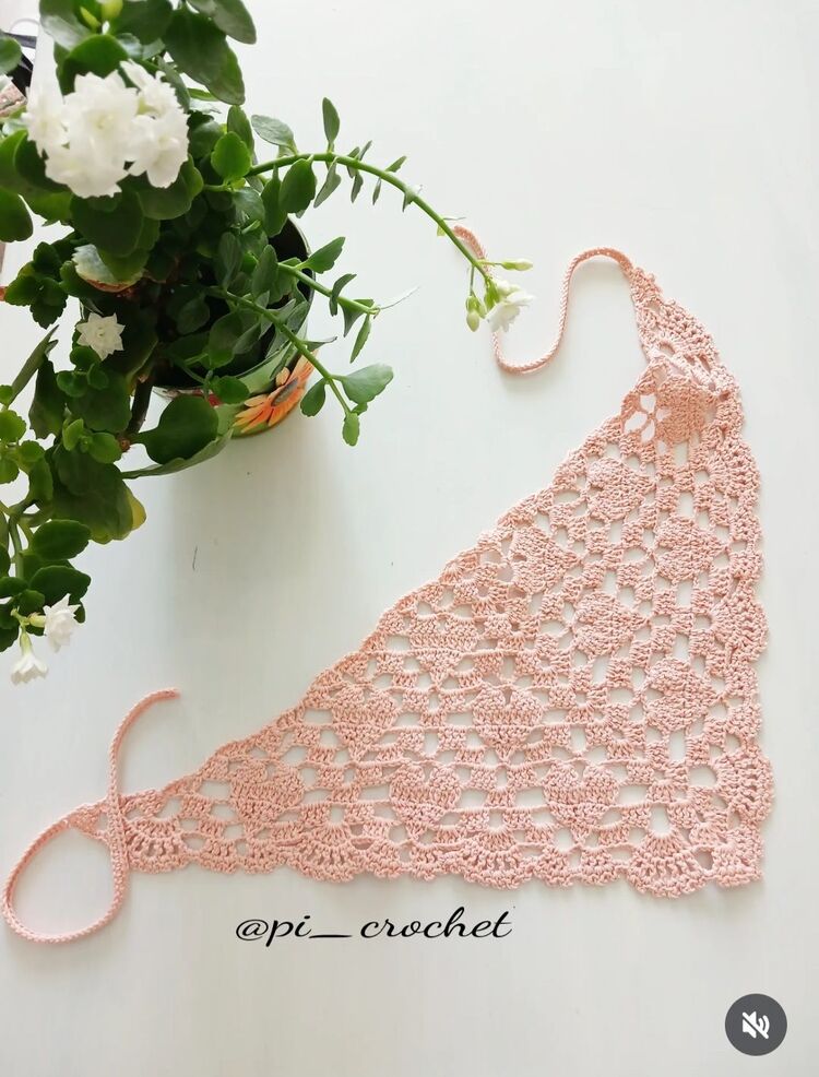 crochet bandana