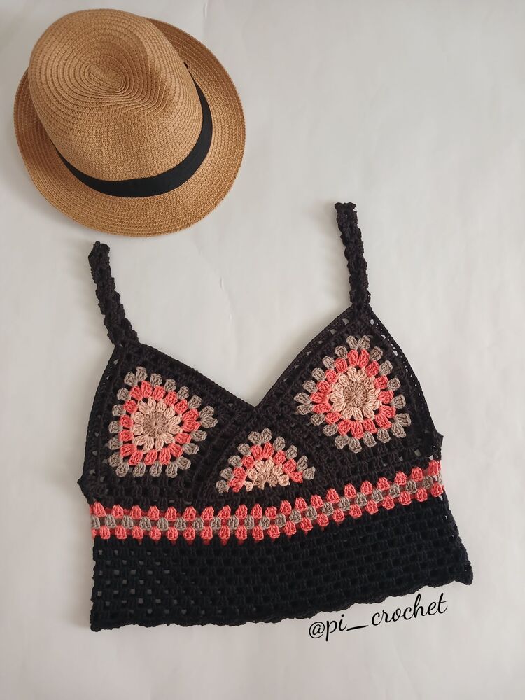siyah crop top