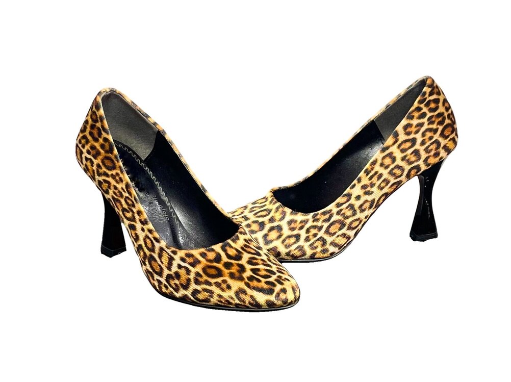 Piedora Leopar Detaylı Stiletto