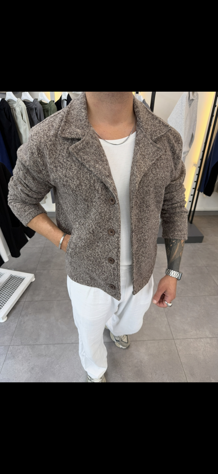 ZARA MODEL KAŞE CEKET