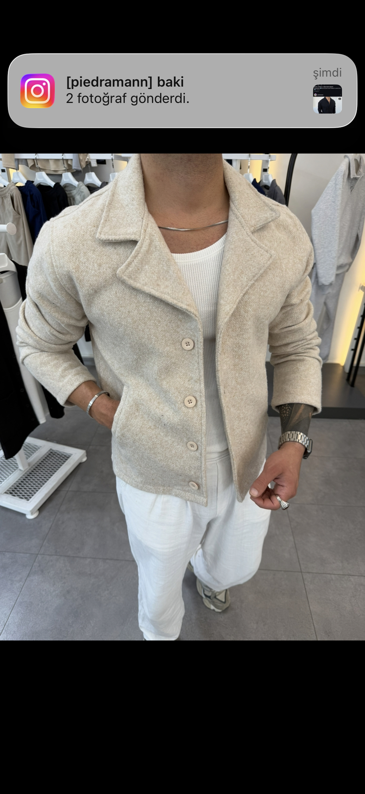 ZARA MODEL KAŞE CEKET