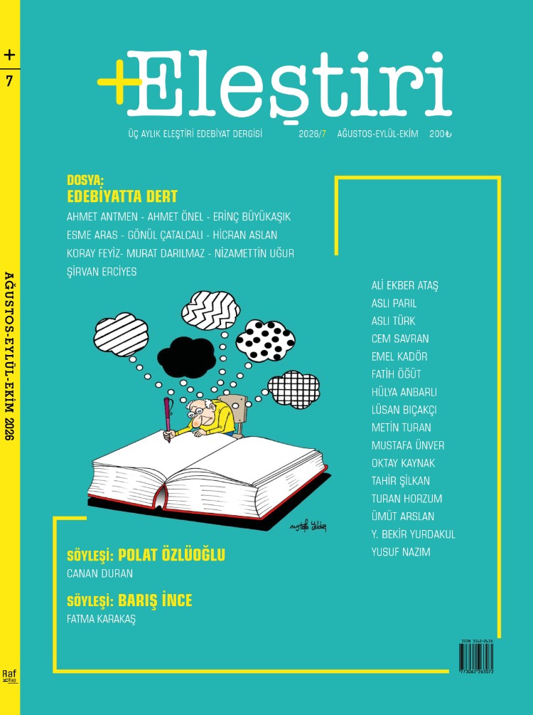 +Eleştiri / Üç Aylık Edebiyat Dergisi • AĞUSTOS-EYLÜL-EKİM 2026 • Sayı: 7