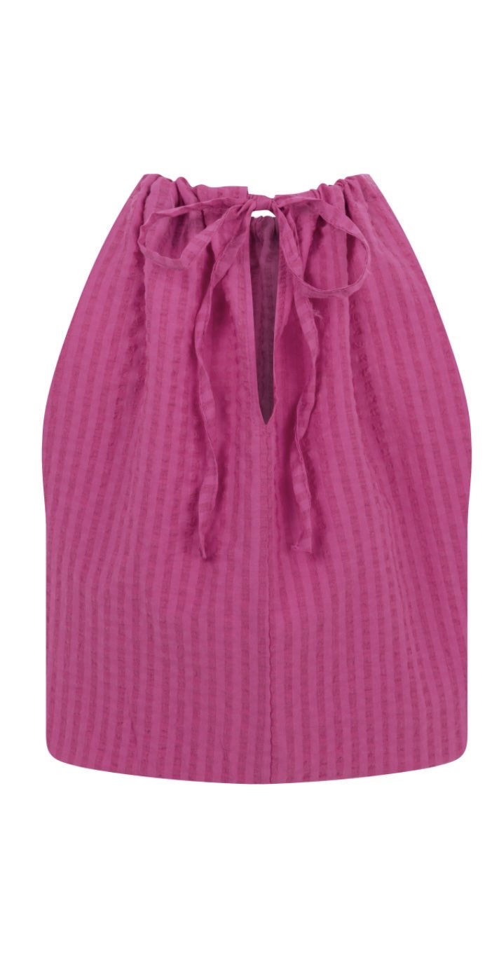 BAĞLAMA DETAYLI PEMBE BLUZ