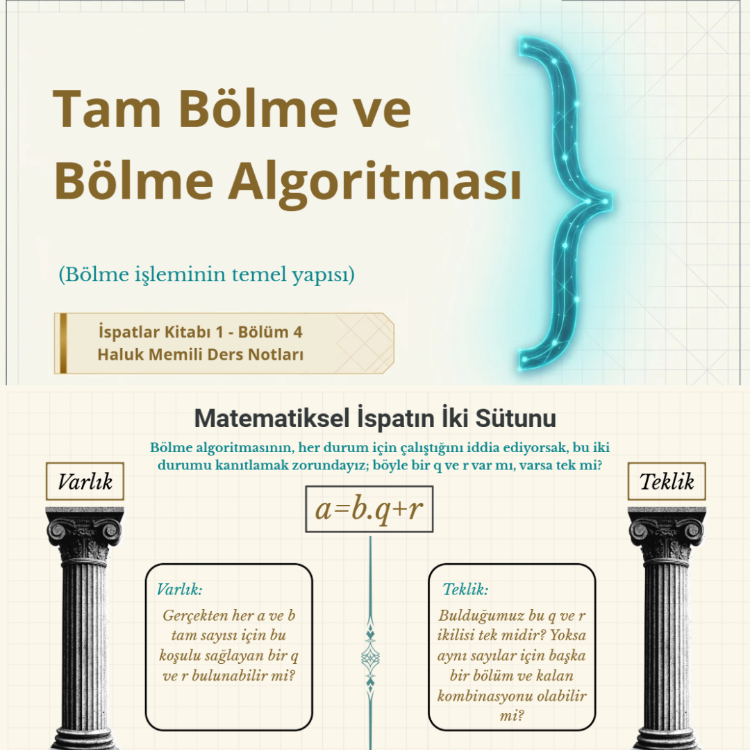 Bölme Algoritması - İspatlar Kitabı 1 - Bölüm 4 (Dijital Ürün)
