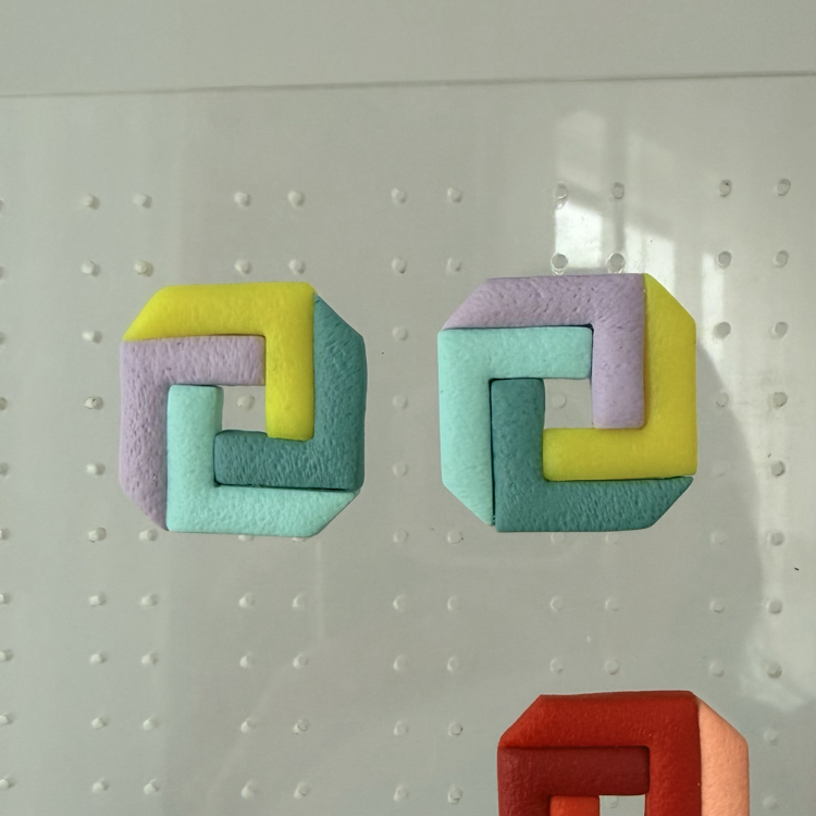 Braided Cuadrado Midi ColourBlock