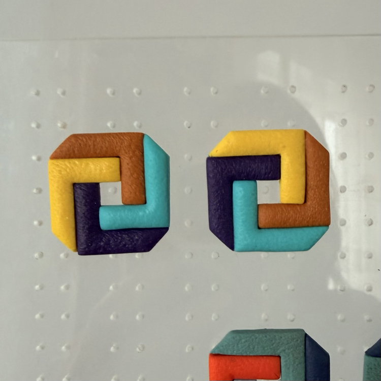 Braided Cuadrado Midi ColourBlock
