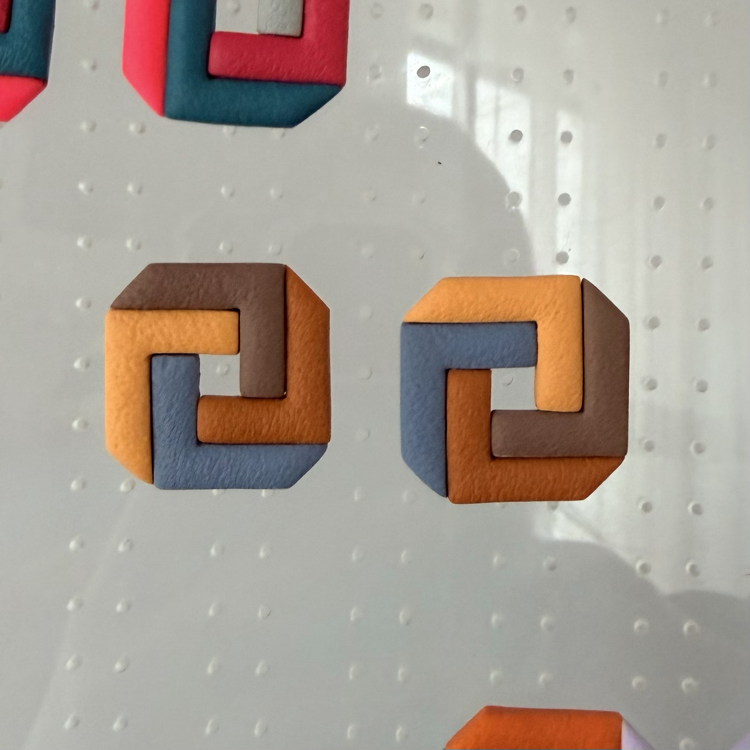 Braided Cuadrado Midi ColourBlock