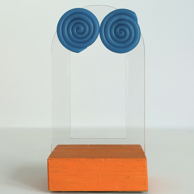 Mother Earth Pachamama Studs - Translucent Turquoise