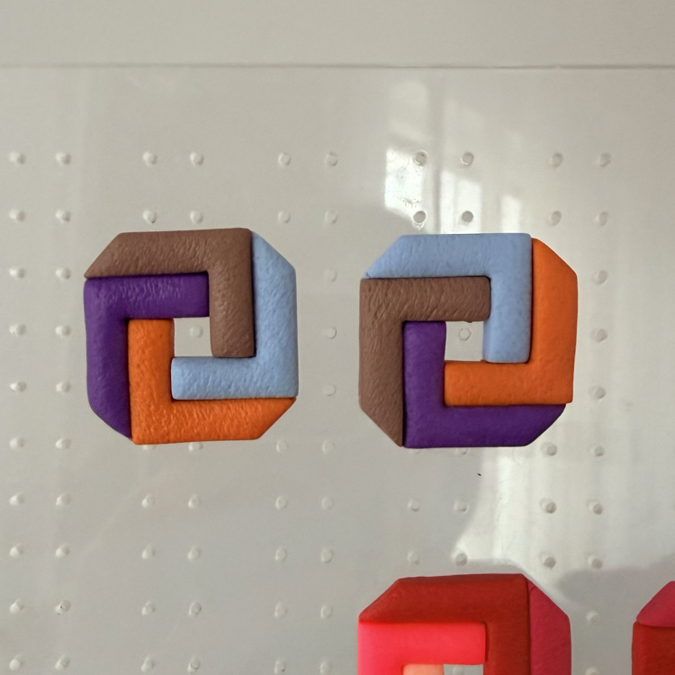 Braided Cuadrado Midi ColourBlock