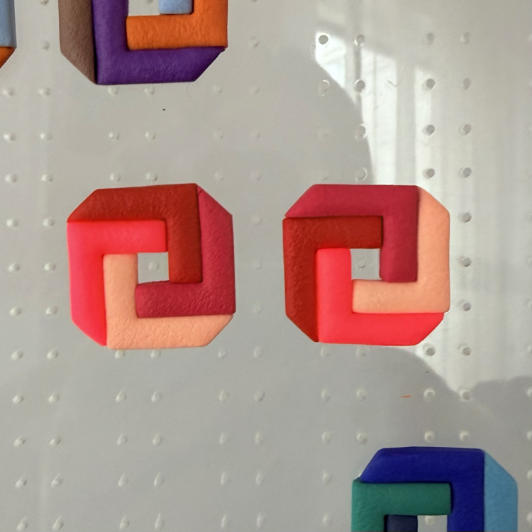 Braided Cuadrado Midi ColourBlock