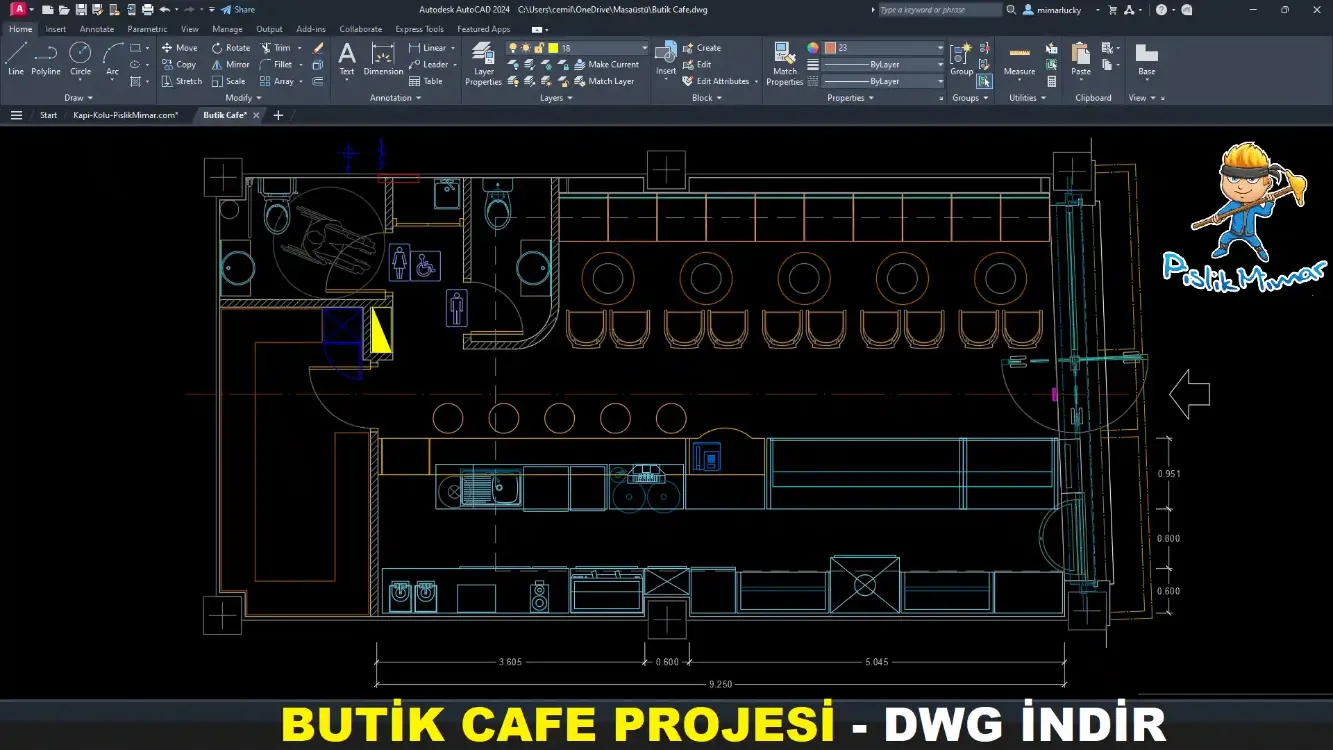 Butik Cafe Projesi