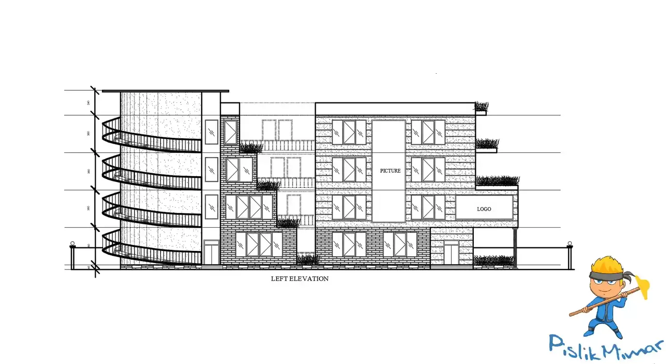 3 Katlı - Anaokulu Projesi (AutoCAD DWG İndir)