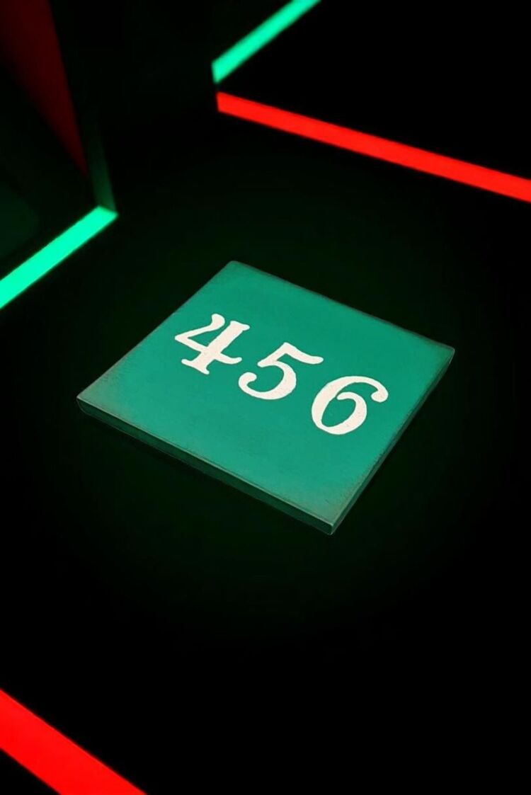 Squid Game 456 Seramik Bardak Altlığı 