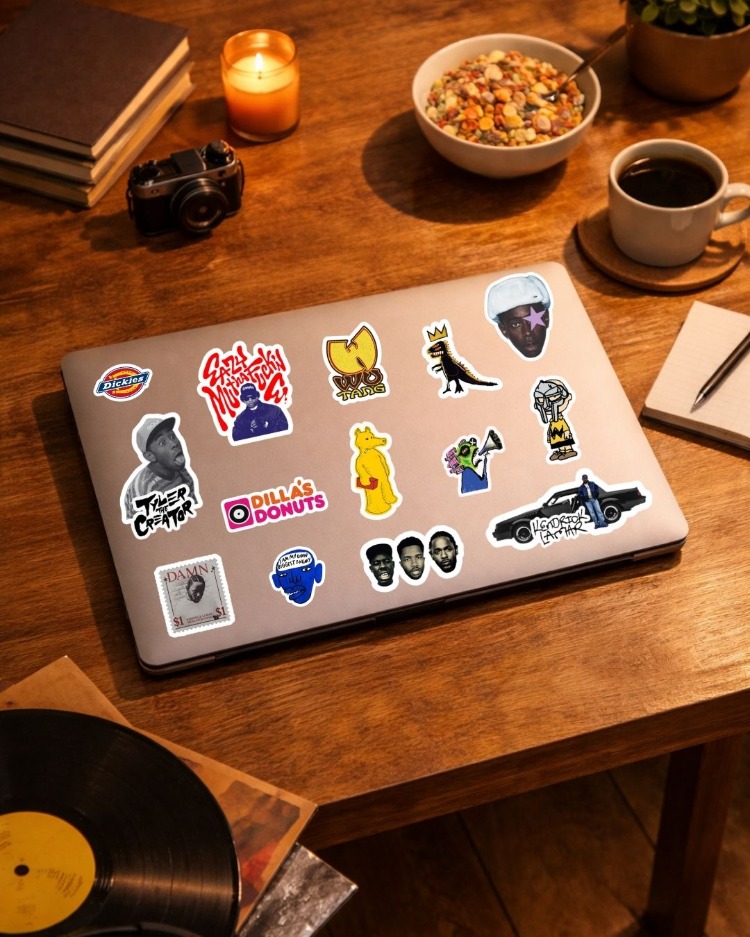 Hip Hop Culture ve Streetwear 14’lü Sticker Koleksiyonu