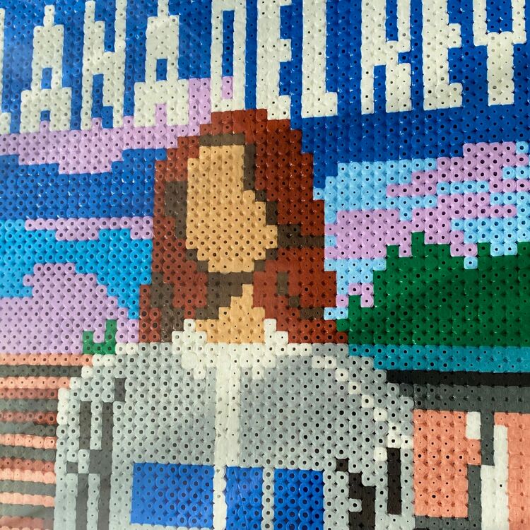 Lana Del Rey – Born to Die Perler Boncuk Tablo Çerçeveli (34x34)