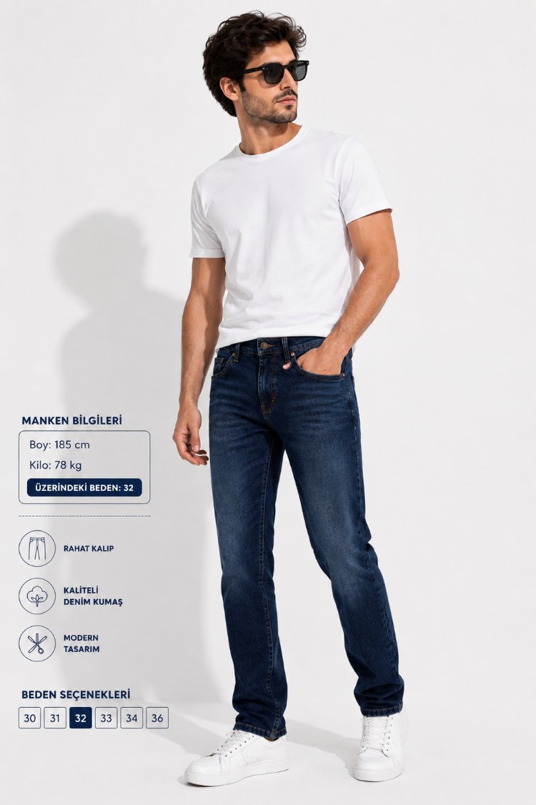 RİVER İSLAND ERKEK KOT PANTOLON
