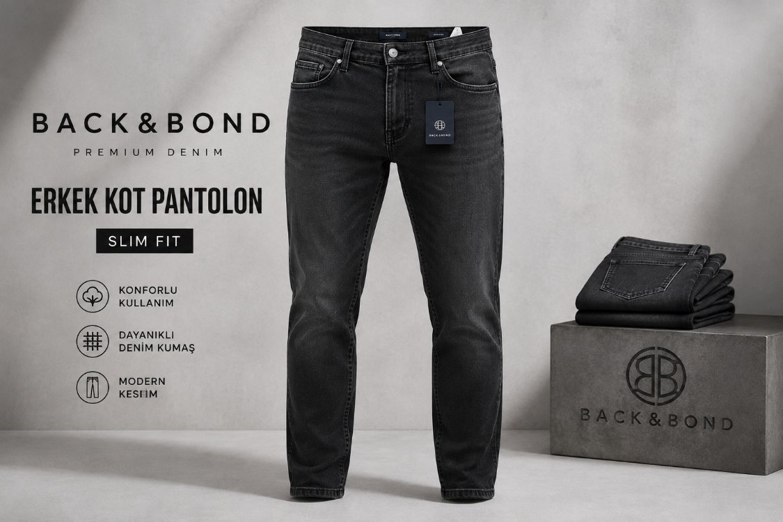  BACK&BOND PREMIUM DENIM – ERKEK KOT PANTOLON