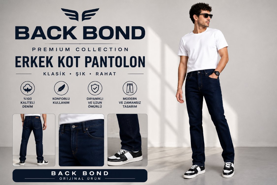  BACK BOND ERKEK KOT PANTOLON