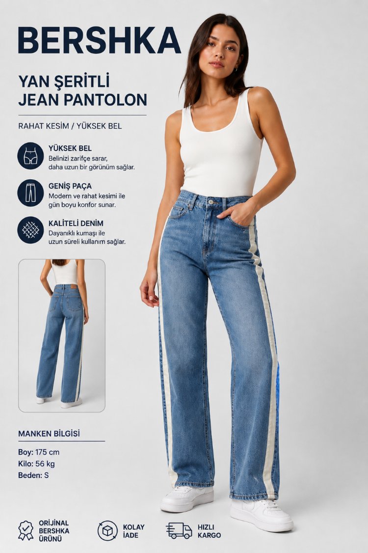 BERSHKA KOT PANTOLON 6786