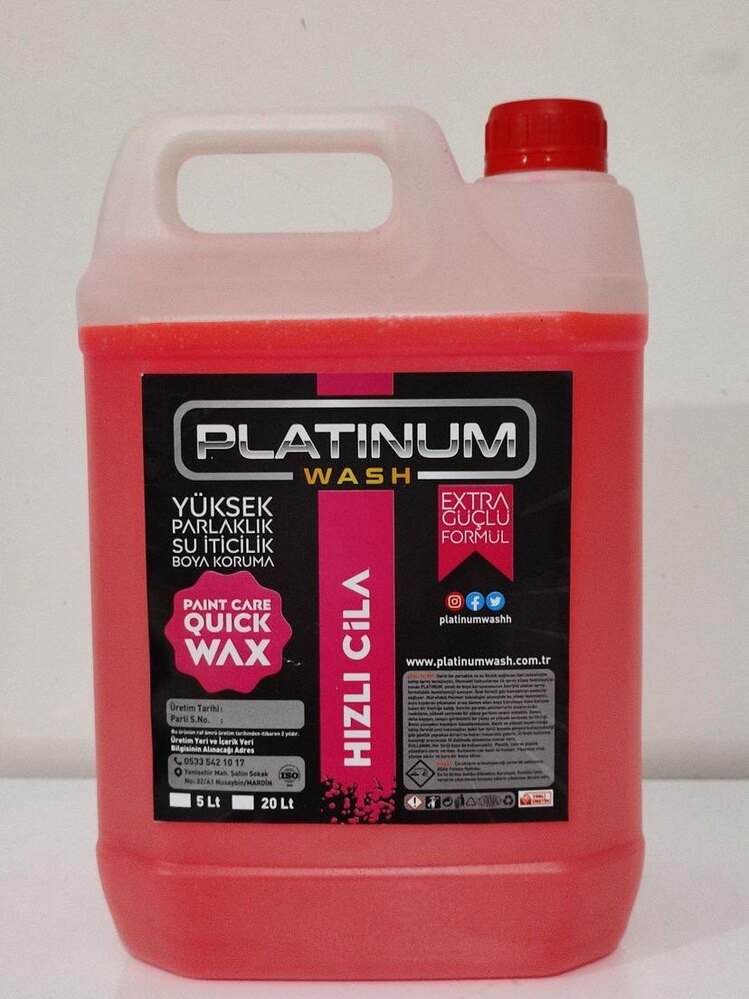 PLATİNUM WASH GOLD SERİSİ SERAMİK KATKILI HIZLI CİLA AZ KONSANTRE