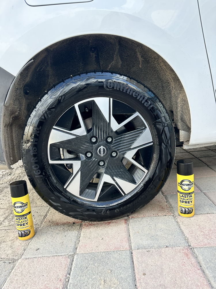 PLATİNUM WASH SUSUZ LASTİK SERAMİK KATKILI SPREY 500ML