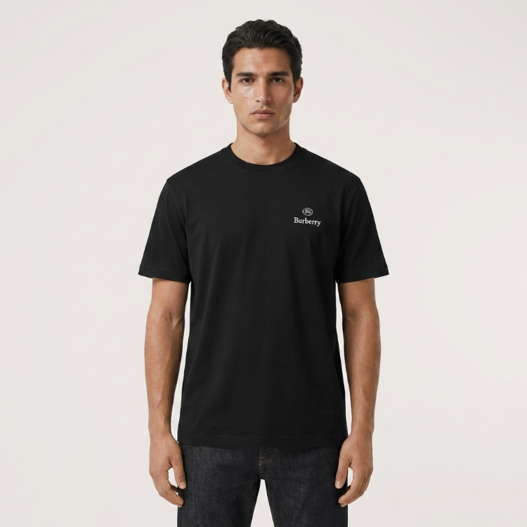 BR Metal Logolu Premium Oysho Kumaş T-Shirt