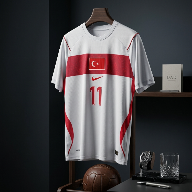 Kenan Yıldız 11 Türkiye Beyaz Milli Forma (Üst Kalite)