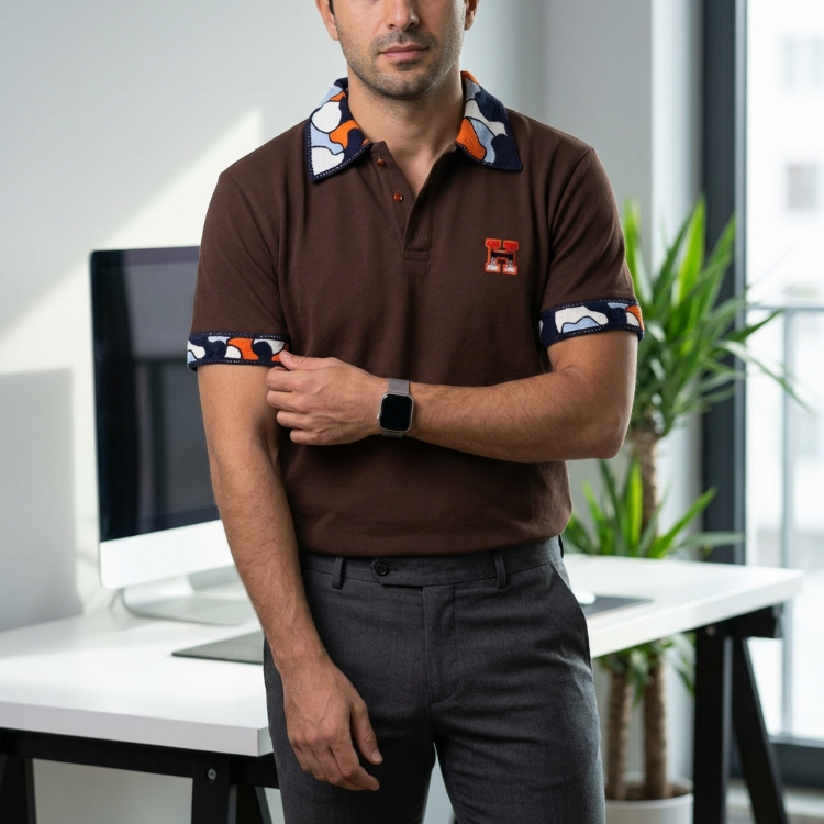 HR Nakış Logolu Kalın Pike Kumaş Premium Polo T-Shirt