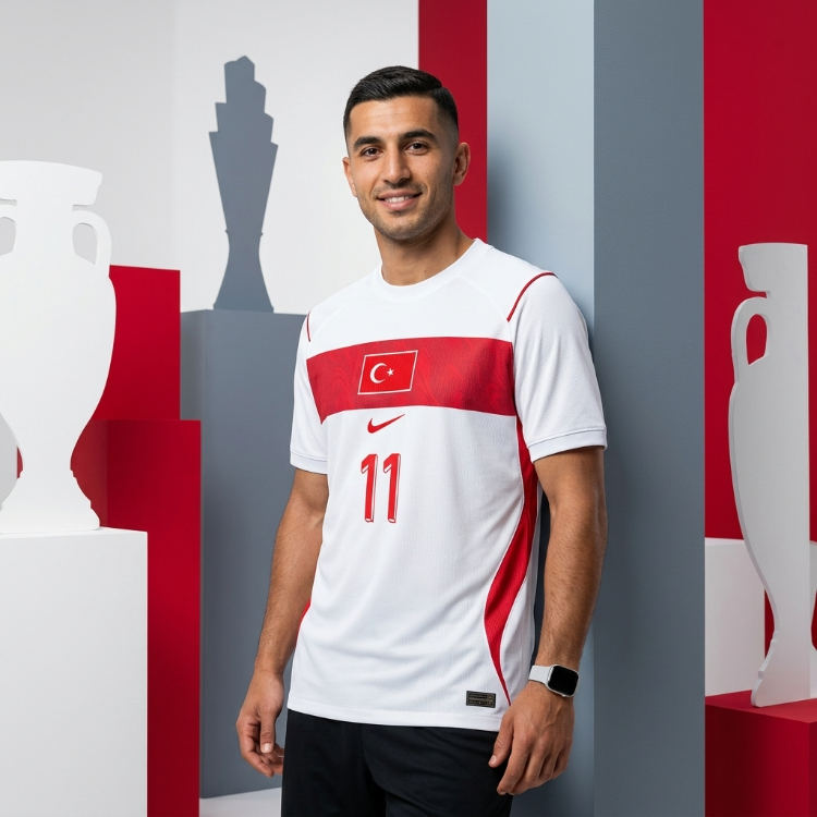 Kenan Yıldız 11 Türkiye Beyaz Milli Forma (Üst Kalite)