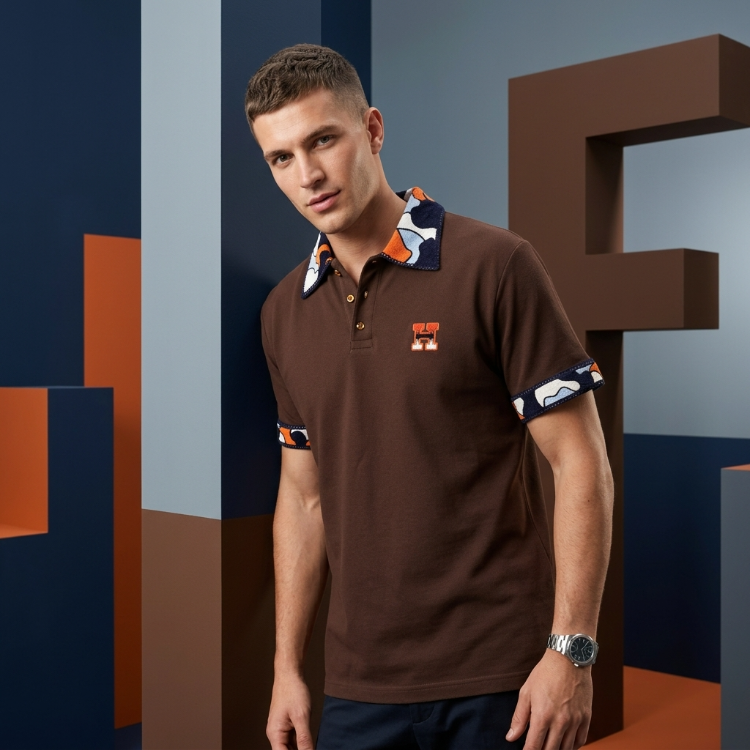 HR Nakış Logolu Kalın Pike Kumaş Premium Polo T-Shirt