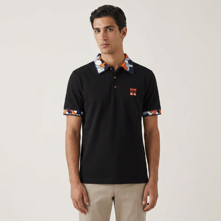 HR Nakış Logolu Kalın Pike Kumaş Premium Polo T-Shirt