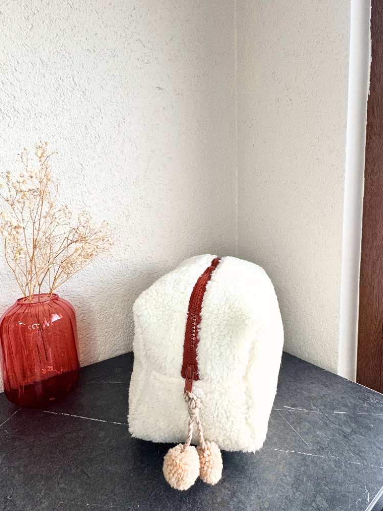 Pomélie Classic Büyük Boy – Beyaz Teddy