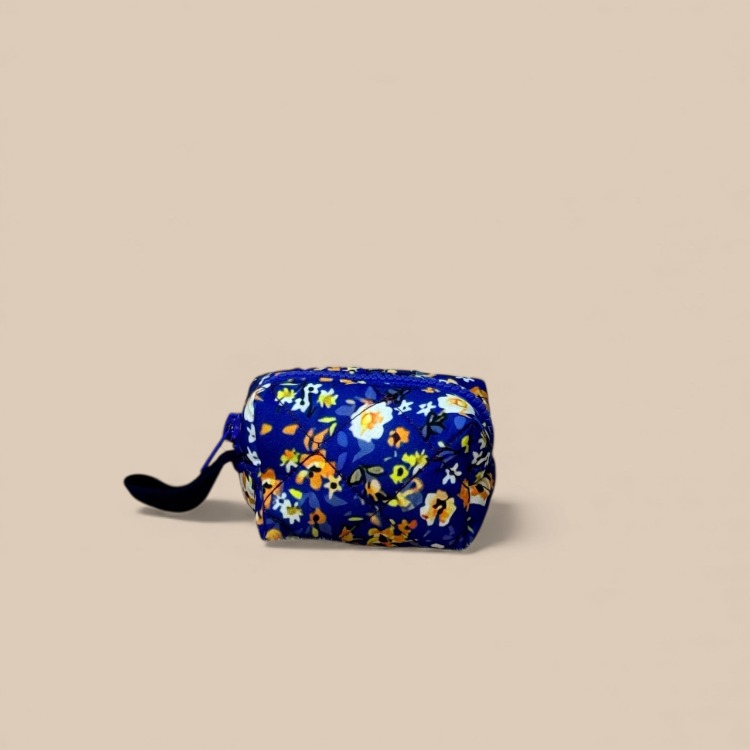 Pomélie Classic Küçük Boy – Kapitone Boho Mavi