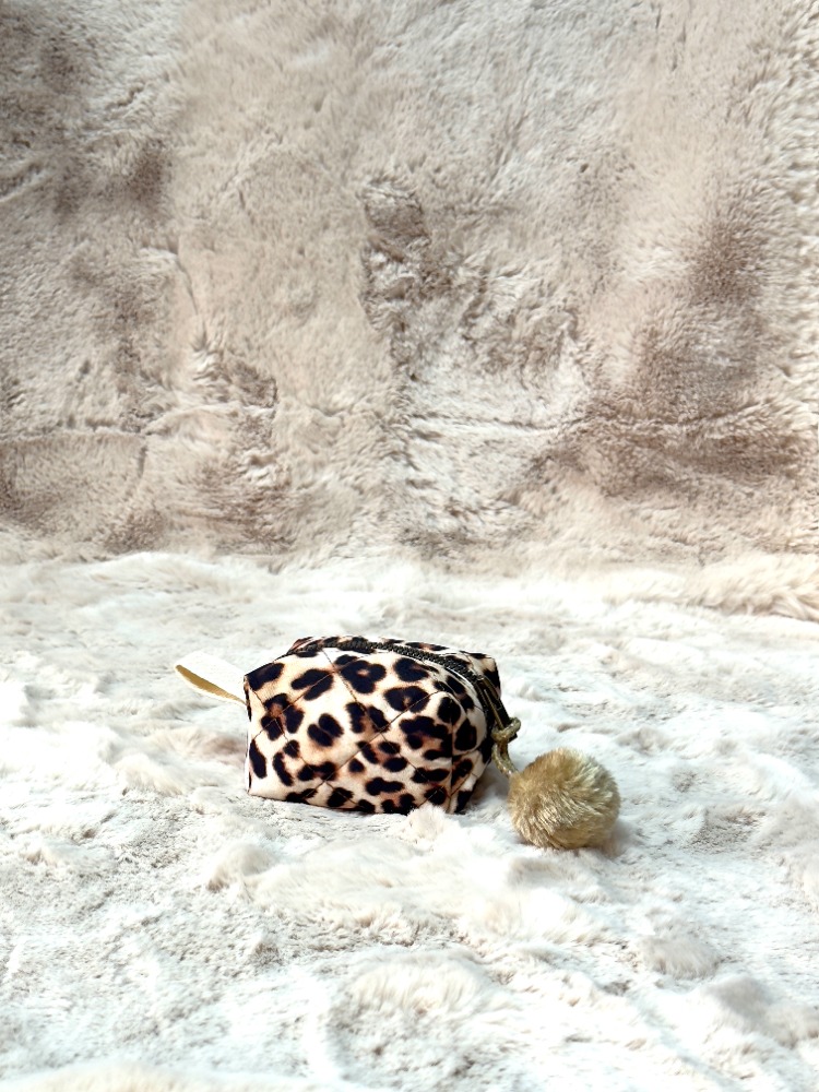 Pomélie Classic Küçük Boy – Kapitone Leopar
