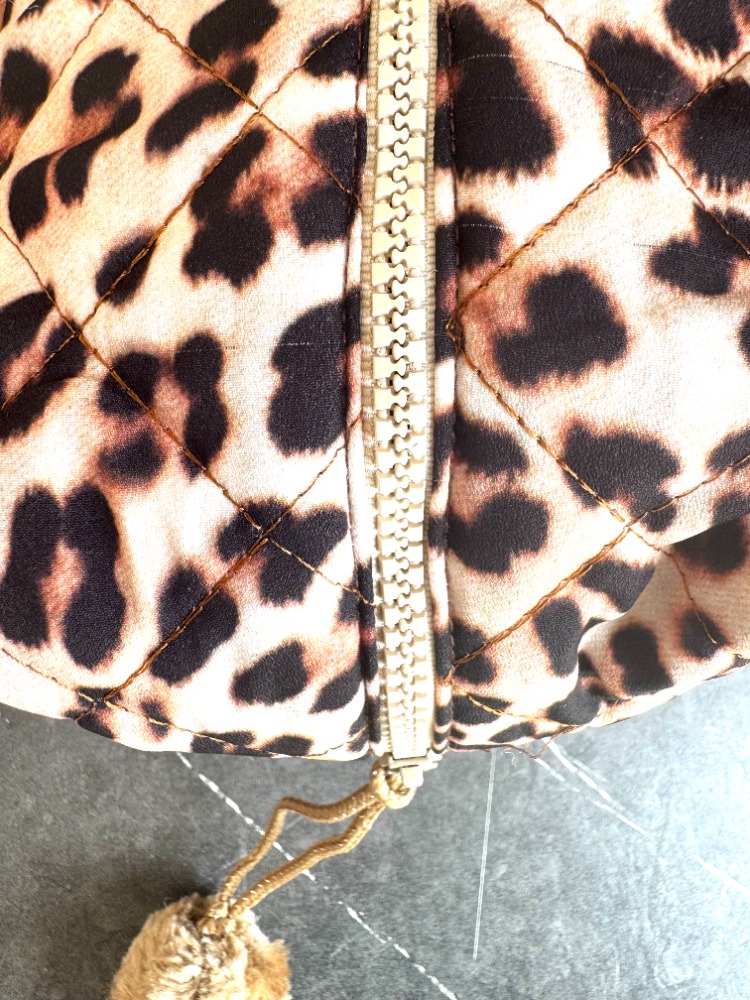 Pomélie Classic Küçük Boy – Kapitone Leopar