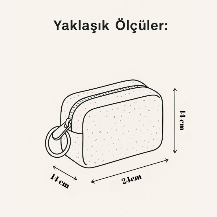 Pomélie Classic Büyük Boy – Pudra Teddy
