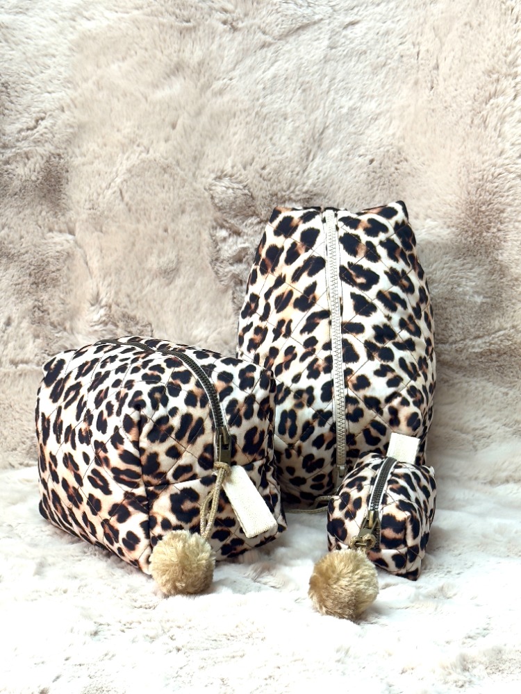 Pomélie Classic Küçük Boy – Kapitone Leopar