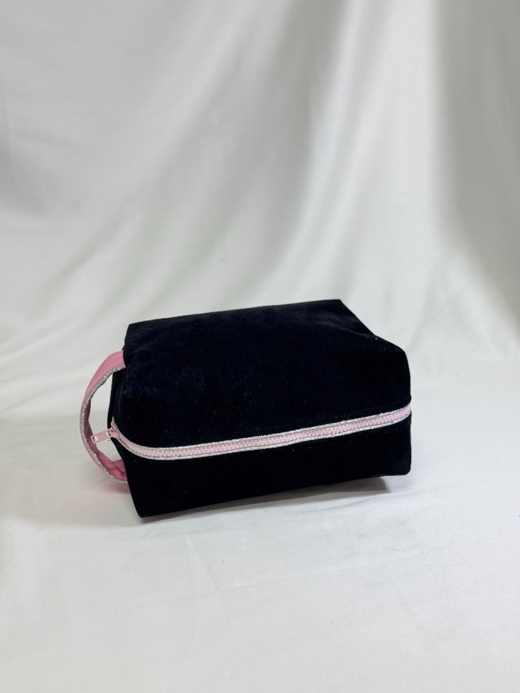 Pomélie Classic Büyük Boy – Kadife Siyah Pembe