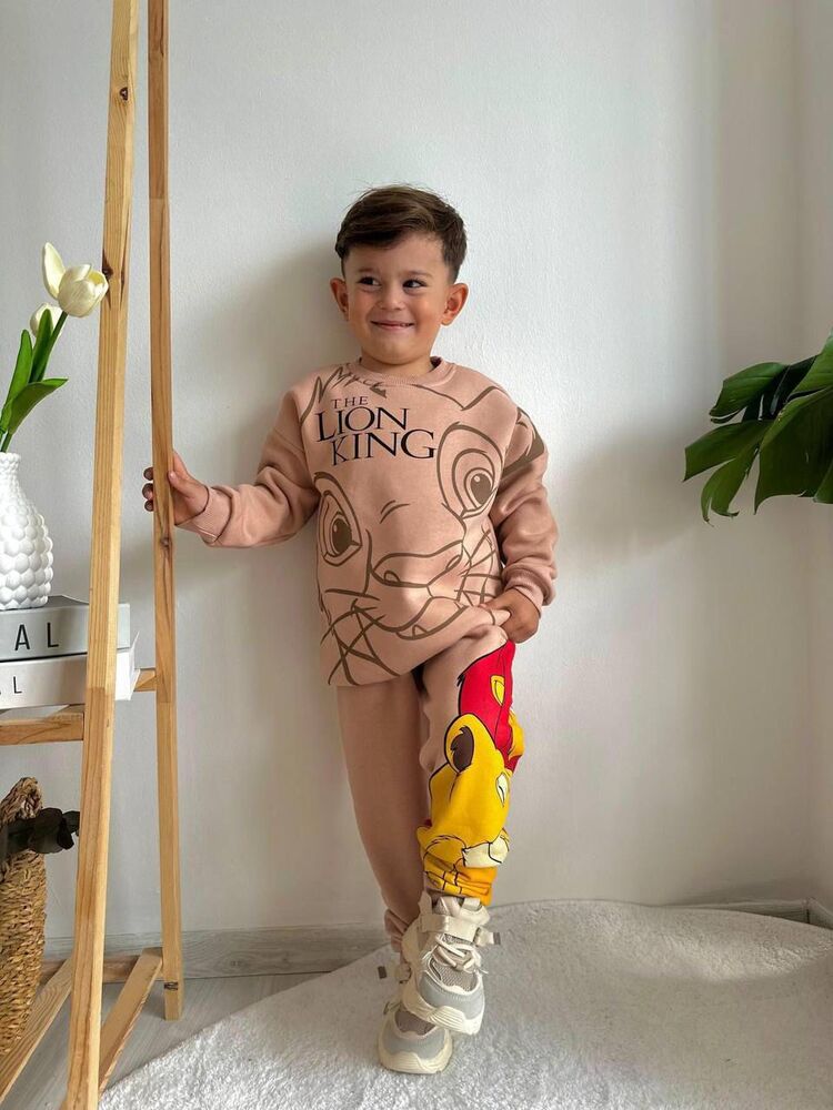ERKEK ÇOCUK PAMUKLU 2'Lİ ALT ÜST TAKIM EŞOFMAN TAKIMI