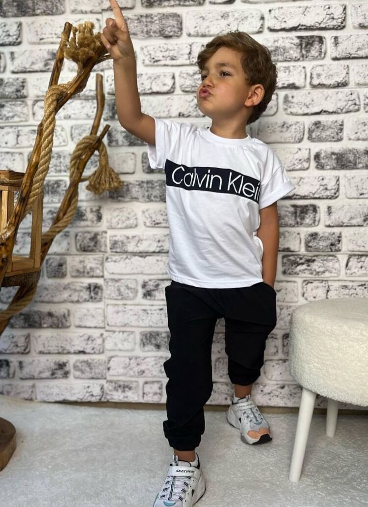 ERKEK ÇOCUK 2Lİ TAKIM PAMUKLU KUMAŞ