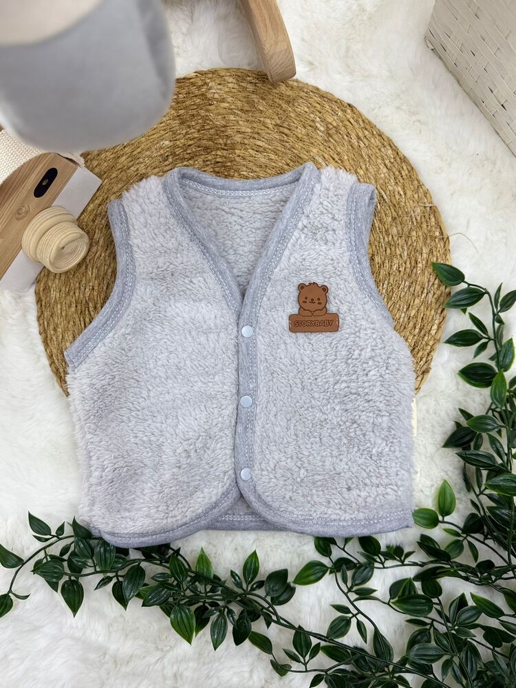 ERKEK BEBEK PELUŞ YELEK