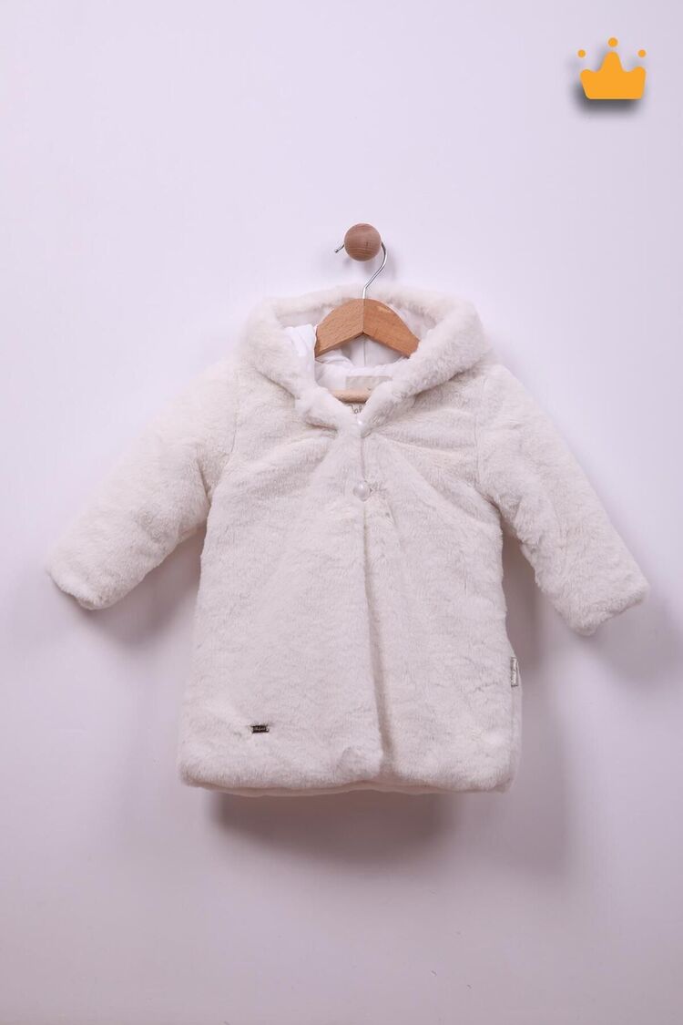 KIZ BEBEK PAMUK ASTARLI KÜLAH KAPÜŞONLU PELUŞ KABAN