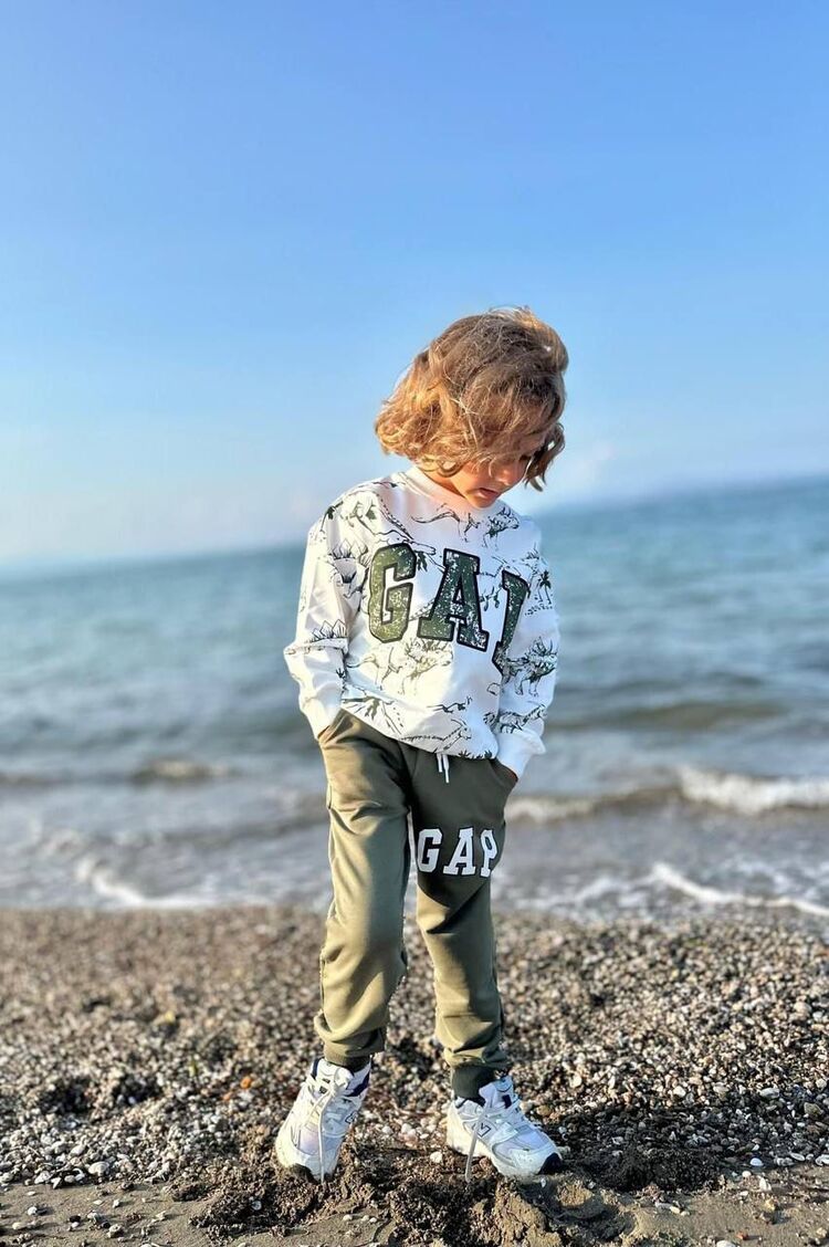 ERKEK ÇOCUK PAMUKLU 2'Lİ TAKIM ALT - ÜST TAKIM EŞOFMAN TAKIMI