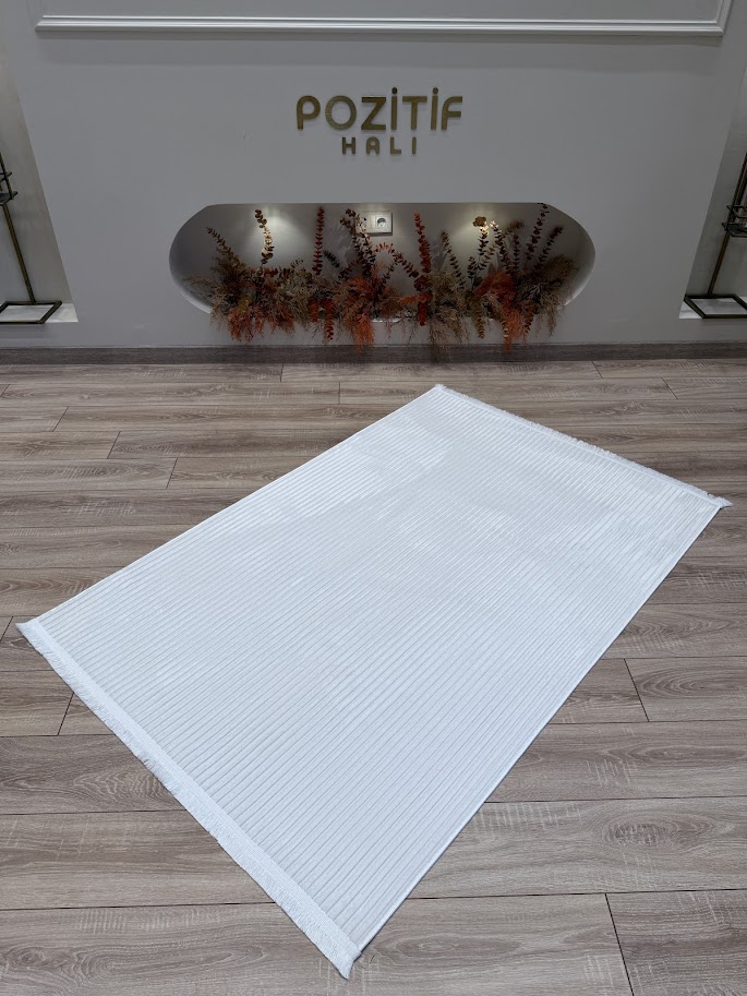 Puffy Peluş Pamuk Dokuma Taban Line Serisi 4 Metre Kare