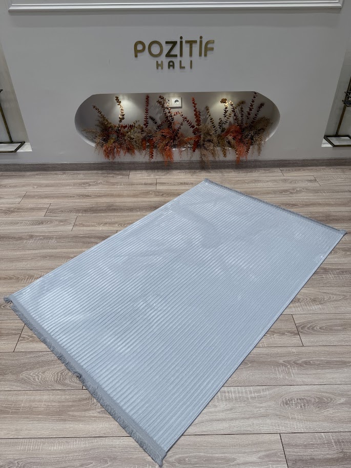 Puffy Peluş Pamuk Dokuma Taban Line Serisi 4 Metre Kare