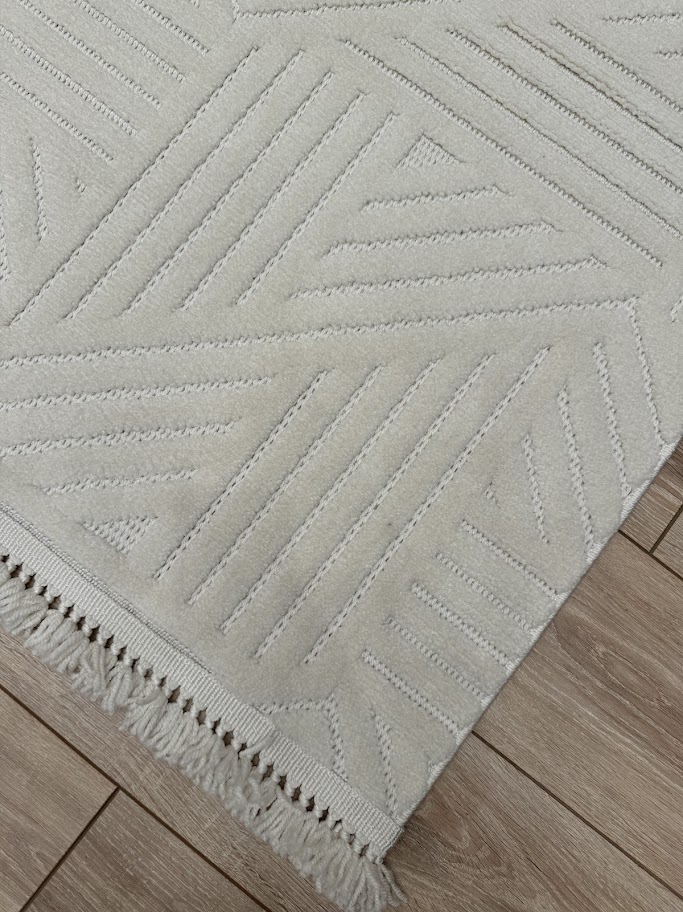 Tokyo Serisi Renkli Kalın Modern Makine Halısı 4 metre kare 